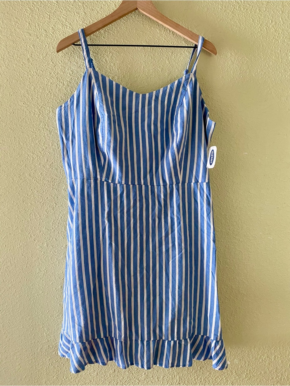 Old Navy Blue and White Striped Sundress